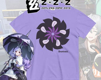 Vivian Zenless Zone Zero tshirt | ZZZ Mockingbird Graphic Tee | Subtle Anime Apparel | Gacha Gaming Merch | Zenless Fan apparel | Unisex