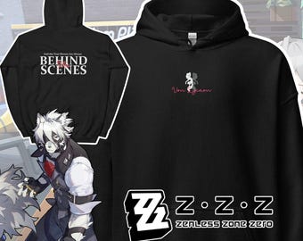 Sweat à capuche Zenless Zone Zero de Von Lycaon | Entretien ménager ZZZ Victoria | Vêtements subtils Anime | Gacha Gaming | Merchandising Zenless pour fans | Unisexe