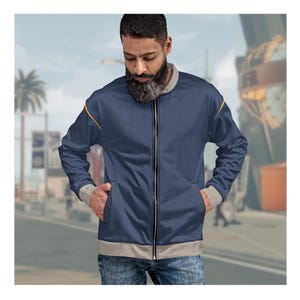 Zenless Zone Zero Handgjord Jacka: Wise MC Unisex ZZZ Subtil Cosplay bild 5