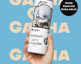 Custom Honkai Star Rail Water Bottle -  HSR Fan Merch - 20 oz Stainless Steel Cup