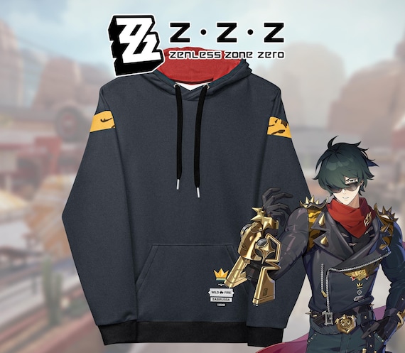 Zenless Zone Zero Lighter Handcrafted Hoodie | Sons of Calydon ZZZ
