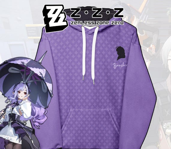 Vivian Zenless Zone Zero Hoodie: Mockingbird Graphic, Anime Gaming