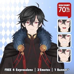 Aangepast Live2D VTuber-model | Vtuber-tuigage | PNG-knol | Anime VTuber-commissie en -items