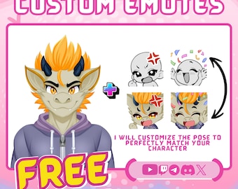 Animated Custom Twitch Emotes | Twitch Emotes for Streamer | Animated Discord Emotes | Cute Stream Emotes