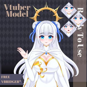 Commissione personalizzata per modello Vtuber Live2D – Grafica anime, completamente animata, risorse PNGtuber