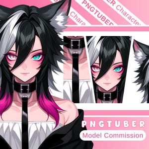Custom Anime PNGTuber Model Commission