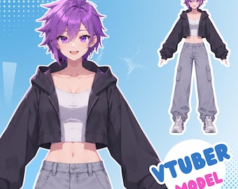 Custom VTuber Model Live2D Commission | Anime Art | Vtuber Assets | Vtuber Model | PNGTuber | Vtuber Male & Female | Vtuber Model Commission