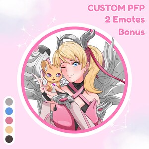 Custom PFP, Pfp Anime, Profile Icon, PFP Commission, Anime, Custom, Art, Social Media, Twitch, Profile picture, Pfp Discord, Valentine Days