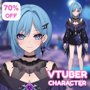 Aangepast Vtuber-model Live2d-commissie | Voor commercieel gebruik | Vtuber-model | Live2D-model | Vtuber-model dames en heren | Live2d-rigging