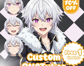 Custom Anime PNGTuber Model | Commercial Use