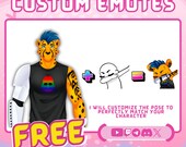 Custom Twitch Emotes for Streamer | Twitch and Discord Emotes | Cute Custom Emotes | Streamer Emote Pack