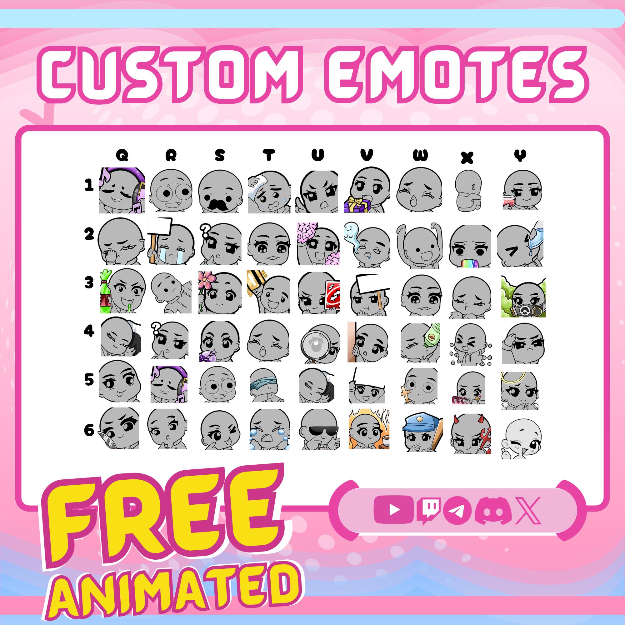 Animated Custom Twitch Emotes | Twitch Emotes for Streamer | Animated ...