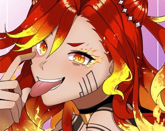 Anpassad anime-PFP, animeillustration, animeprofilikon, Twitch-animeprofilbild, animeavatarkonst, söt anime-PFP, PFP-uppdrag