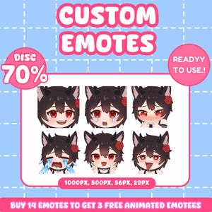 Benutzerdefinierte Twitch Emotes | Animierte Emotes | Twitch Emote für Streamer | YCH | Tier Emotes | Sticker Emote | Twitch Emotes | Ostern Emotes