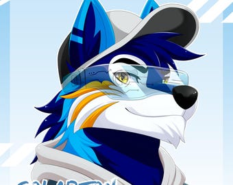OPEN custom mini furry icon art commission, furry art, furry couple, digital art
