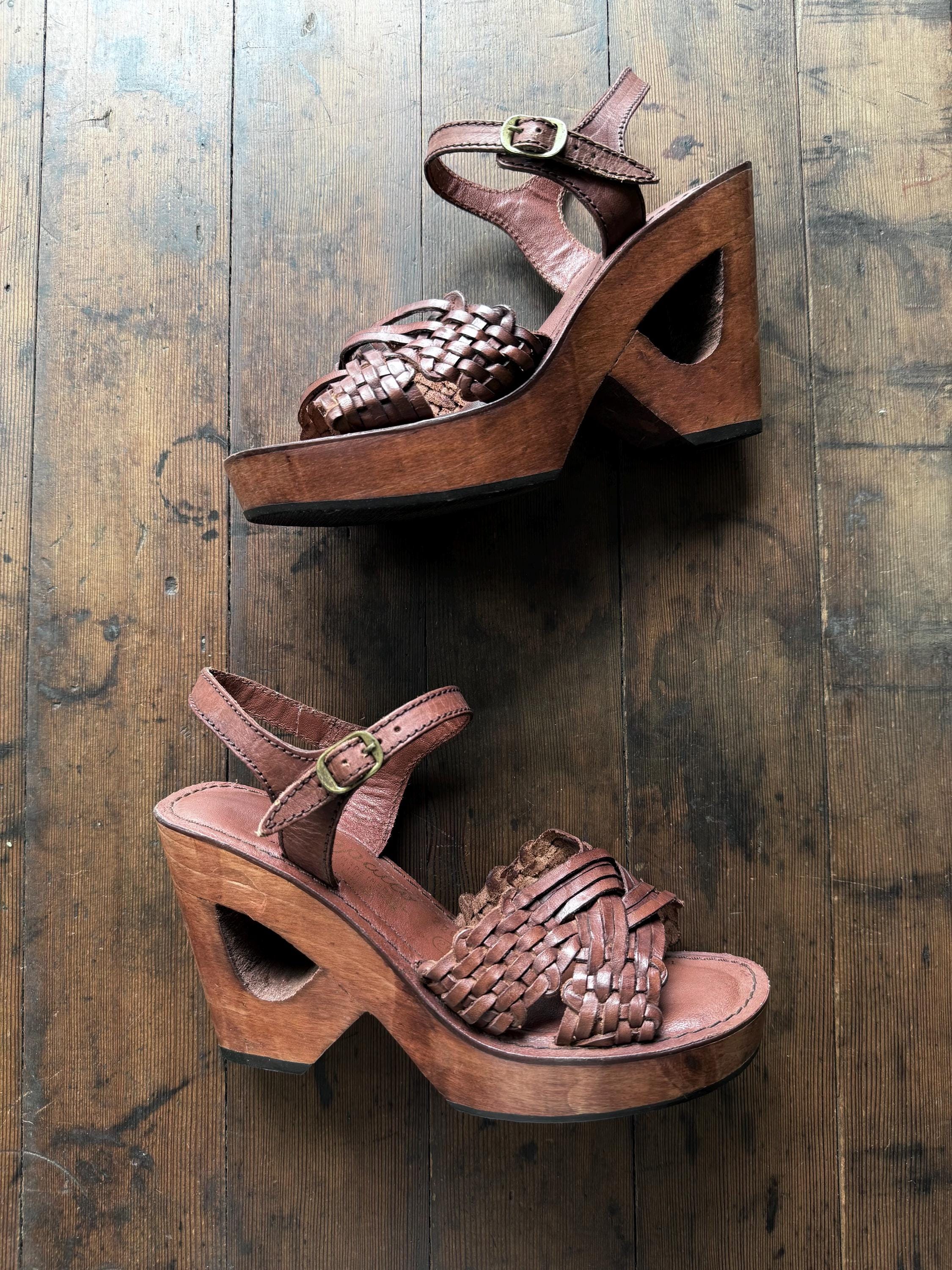 70s Vintage Platform Wedges