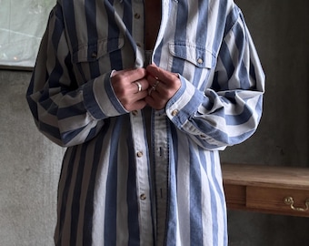 Striped Denim Buttondown