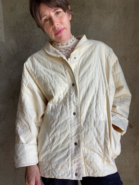 Dolman quilted jacket