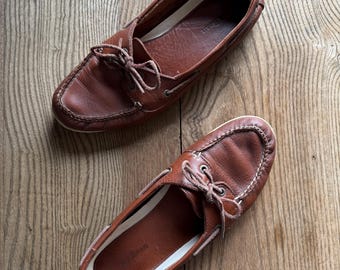 LL Bean Leather Boat Shoes