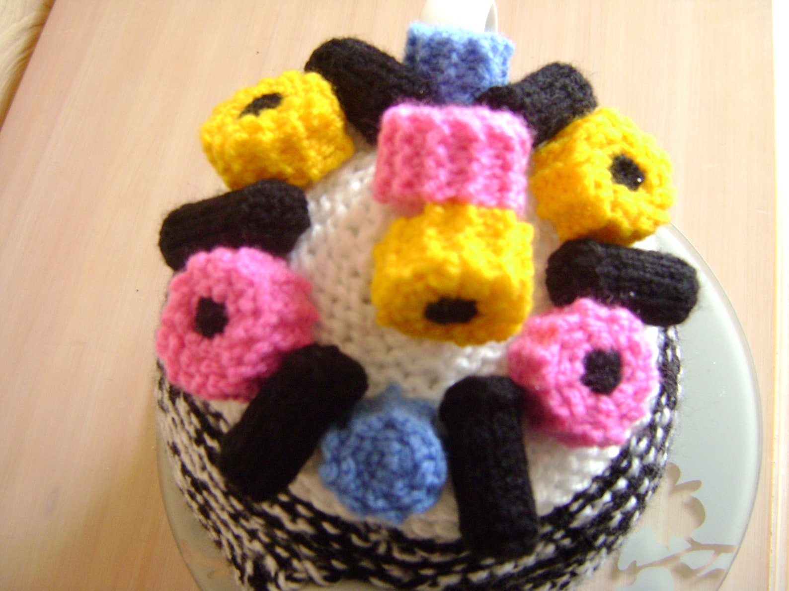 Hand Knitted Teapot Cozy Tea Cosy With Liquorice Allsorts Etsy Australia