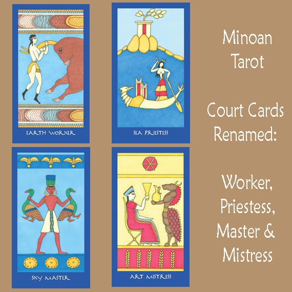 Minoan Tarot - 78 Card Deck & Book Set by Ellen Lorenzi-prince - Etsy