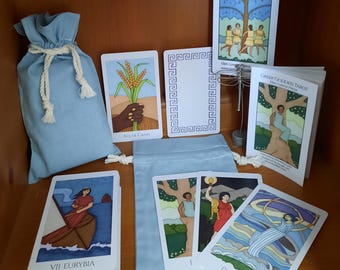 Greek Goddess Tarot Deck & Book, Ellen Lorenzi-Prince
