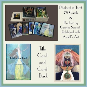 Pholarchos Tarot  -  78 Card Deck & Booklet by Carmen Sorrenti (Published by Arnell&#39;s Art)
