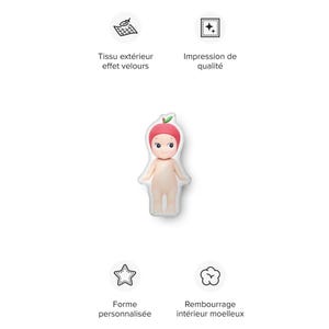 Sonny Angel Cute Home Decor Throw Pillow Apple ~ Y2k Brat Kawaii Gift