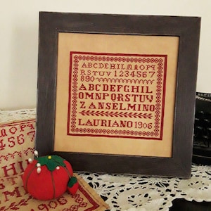 1906 RED SAMPLER/Reproduction Sampler