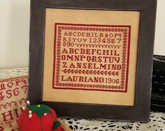 1906 RED SAMPLER/Reproduction Sampler