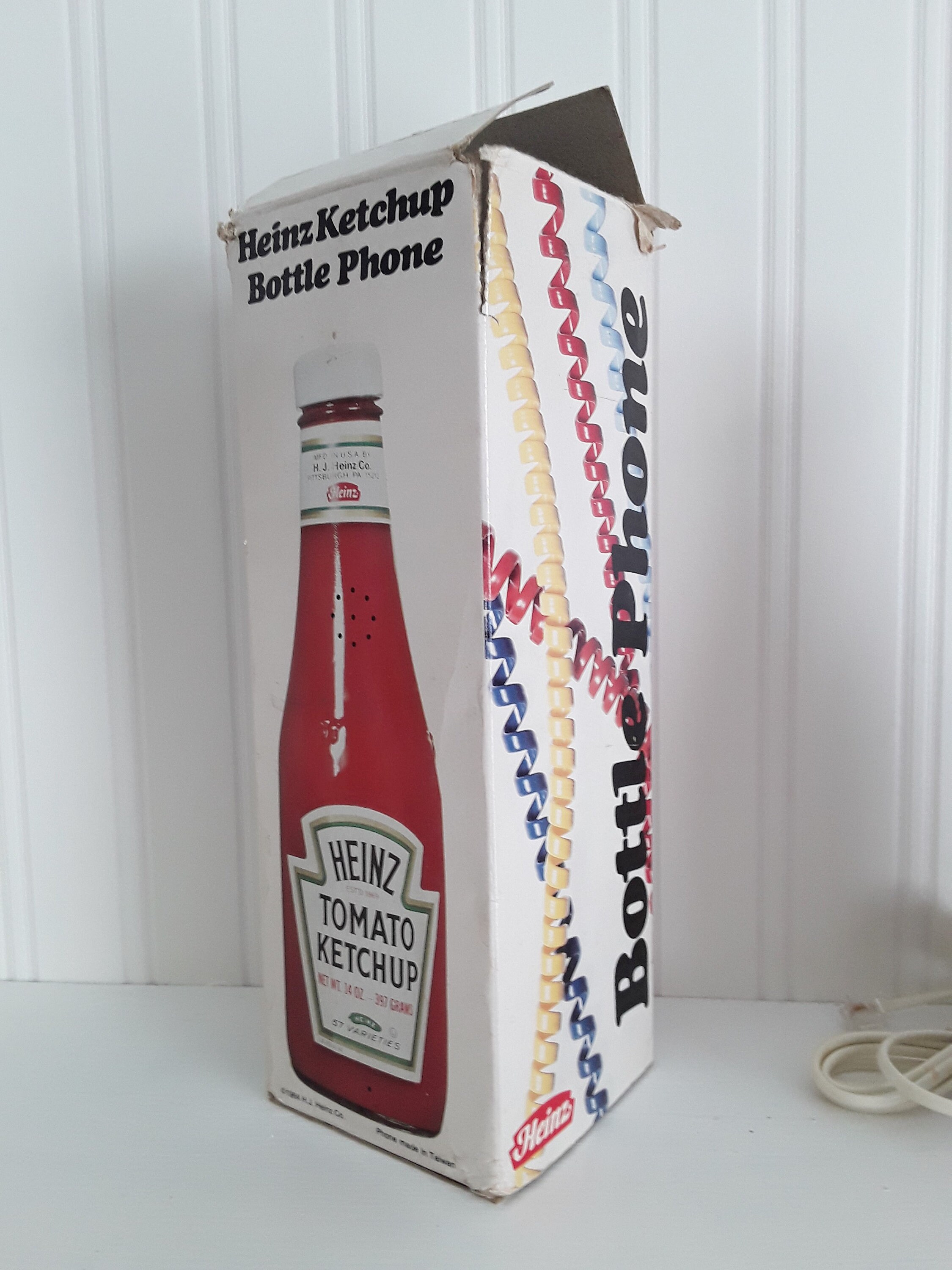 Heinz Ketchup Bottle Phone in Original Box Novelty Telephone