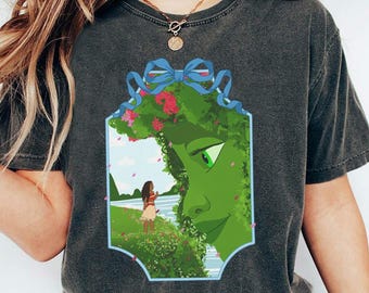 Camiseta de Moana y Te Fiti, Camiseta Disney con lazo coqueto, Camiseta de viaje a Disneyland, Camiseta Viaje del Agua, Top de vacaciones Disney, Camiseta de princesa floral