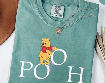 Komfort Farbe Disney Winnie The Pooh Shirt, Pooh Bär Shirts, Magic Kingdom, BTW Shirt, Disneyland Familie Reise Shirt, Geburtstagsgeschenk T-Shirt