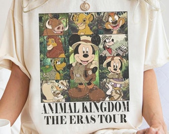 Camiseta Animal Kingdom Mickey Mouse, Vintage Disney Mickey y sus amigos, camiseta Disneylane, camisa de viaje familiar de Disney, camiseta a juego de Disney