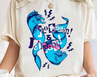 Disney The Little Mermaid Flotsam And Jetsam Eels T-Shirt, Disneyland Tee, Disneyland Family Trip Shirt, Disney Matching Tee, Birthday Gift