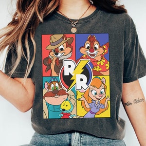 Disney Chip And Dale T-shirt, Rescue Rescue Rangers Grid Shirts, Disneyland Family Trip Shirt, Animal Kingdom Shirt, Birthday Gift Tee