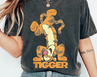 Camisa de Disney Winnie The Pooh, camiseta de Tigger al revés, camiseta de Pooh y sus amigos Animal Kingdom, camisas de regalo de cumpleaños, viaje familiar a Disneyland