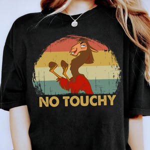 Retro Emperor&#39;S New Groove Kuzco Llama T-shirt, Disney Kuzco Llama No Touchy Shirts, Comfort Color Shirt, Disneyland Family Trip Shirt