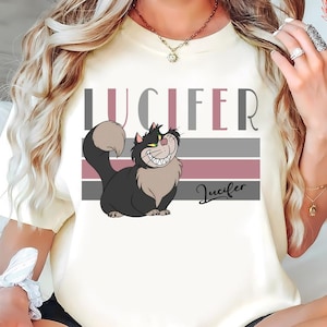 Disney Lucifer T-shirt, Cinderella Princess Shirts, Comfort Color Tee, Disneyland Family Trip Shirt, Disney Vaction Shirt, Birthday Gift Tee