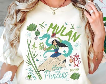 Mulan Held und Prinzessin Shirt, Mushu Dragon T-Shirt, Epcot Disney Pavilion Top, Disneyland Trip Shirt, Mulan warrior T-Shirt, Disney Urlaub Outfit