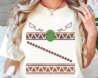 Camiseta de disfraz de Moana, camiseta Corazón de Te Fiti, atuendo Disneybound, camiseta para viaje a Disneyland, camiseta de disfraz RunDisney, viaje a Disney de princesa polinesia
