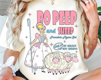 Vintage Disney Toy Story Bo Peep Sheep Shirt, Bo Peep Disney Girls Shirts, Magic Kingdom Shirt, Disneyland Family Trip Shirt, Birthday Gift