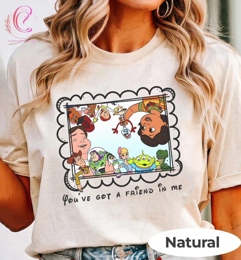Toy Story Sie haben einen Freund in mir Shirt, Andy und Bonnie Toys T-Shirt, Woody Buzz Best Friends Outfit, Retro Freizeitpark Reise, süße Toy Story Bild 1
