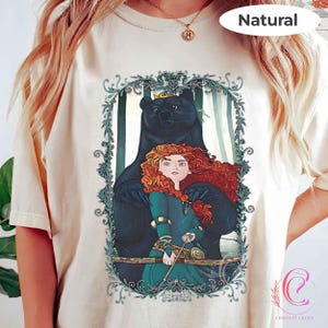 Vintage Princess Merida Shirt, Retro Disney Brave Princess Shirts, Magic Kingdom Shirt, Disneyland Family Trip Shirt, Birthday Gift Tee