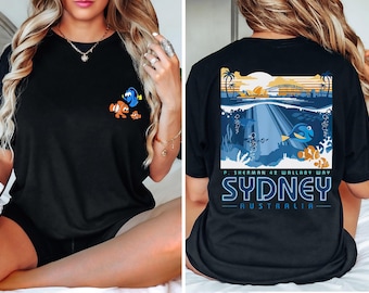 2 Side Disney Finding Nemo Shirt, Finding Dory Sydney Australia T-shirt, Animal Kingdom Tee, Magic Kingdom, Disney Family Trip, Gift Tee