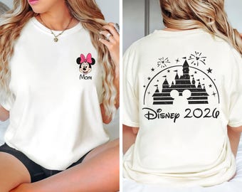 Custom Disney 2026 Shirt, Personalized Family Vacation Tee, Disneyland Trip Sweatshirt, Matching Mickey Minnie Tee, Custom Name Castle Shirt