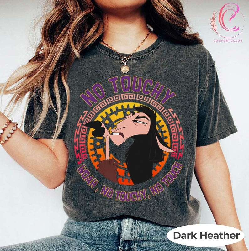 Kuzco Llama No Touchy Shirt, Emperors New Groove Funny Quote Tee, Woah ...