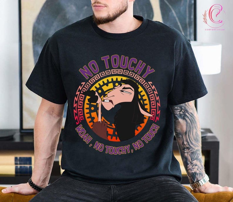 Kuzco Llama No Touchy Shirt, Emperors New Groove Funny Quote Tee, Woah ...
