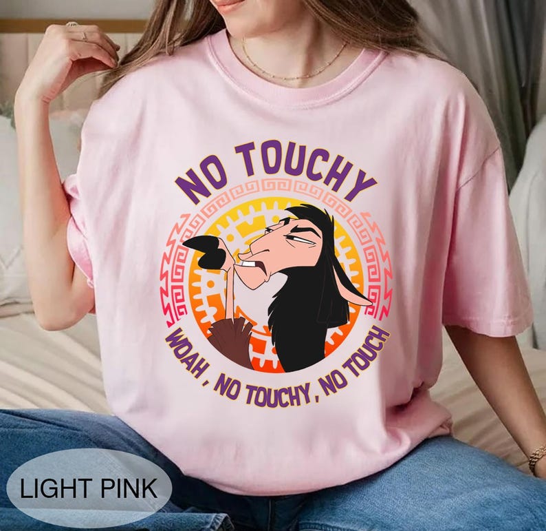 Kuzco Llama No Touchy Shirt, Emperors New Groove Funny Quote Tee, Woah ...