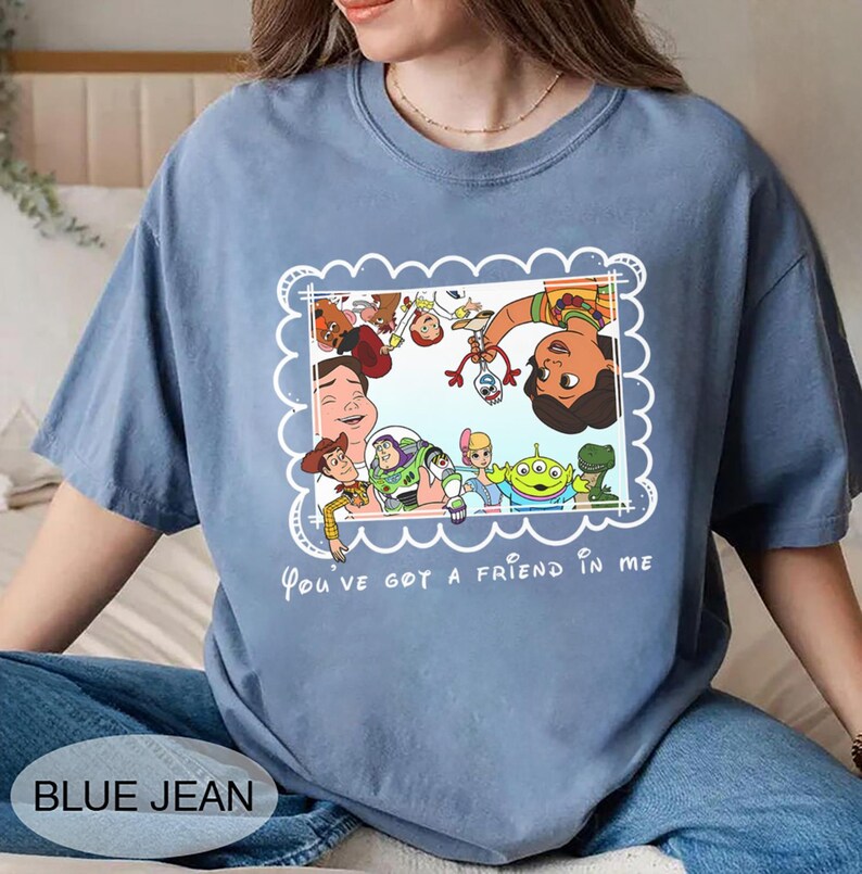Toy Story Sie haben einen Freund in mir Shirt, Andy und Bonnie Toys T-Shirt, Woody Buzz Best Friends Outfit, Retro Freizeitpark Reise, süße Toy Story Bild 4